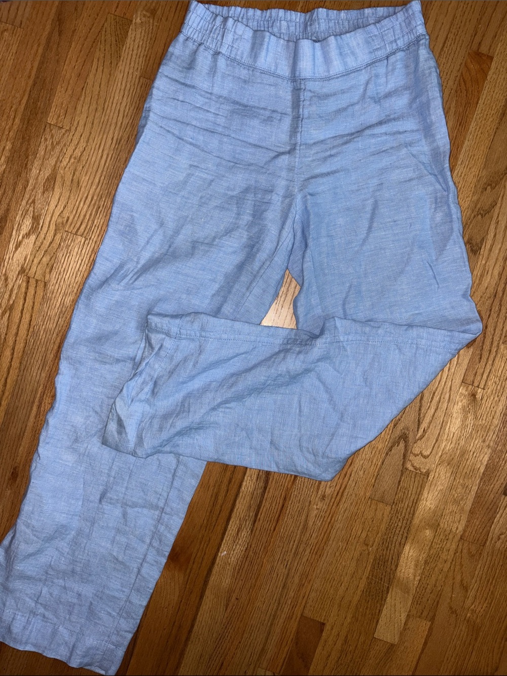 Lilly Pulitzer small Sky Blue Linen Pull-On Pants